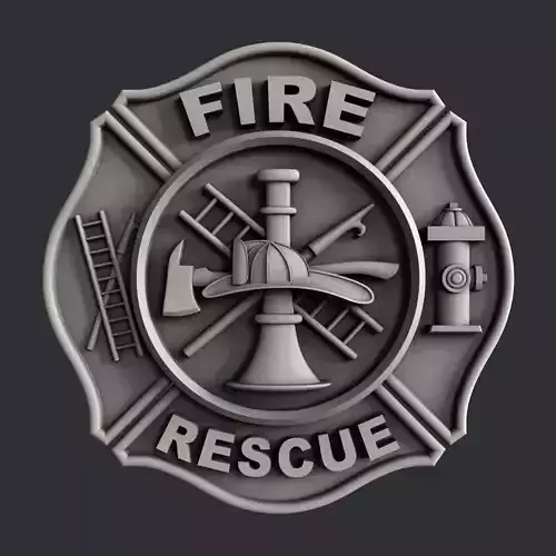3d STL models for CNC fire rescue 3D model