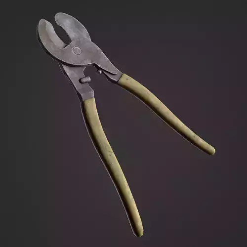 Wire Cutter Low-poly 3D model