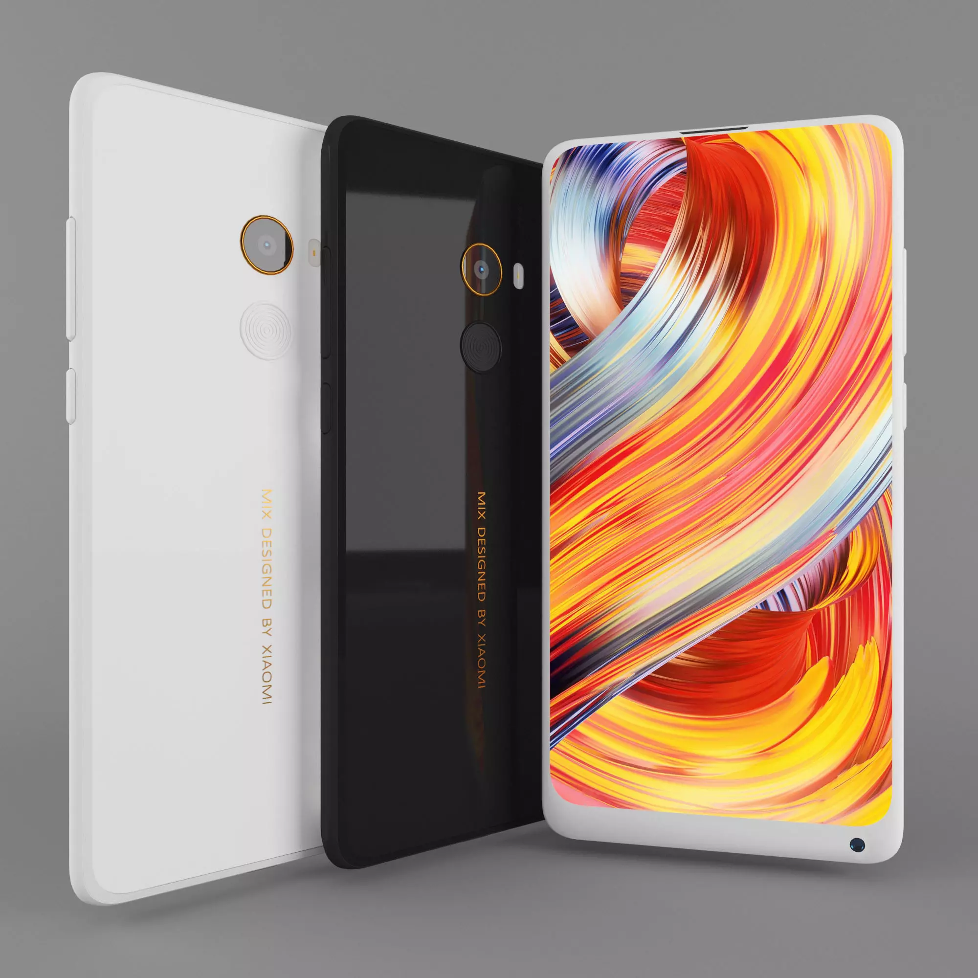 Xiaomi Mi Mix-2 3D model_0
