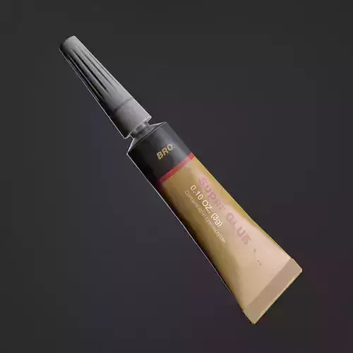 Super Glue Low-poly 3D model