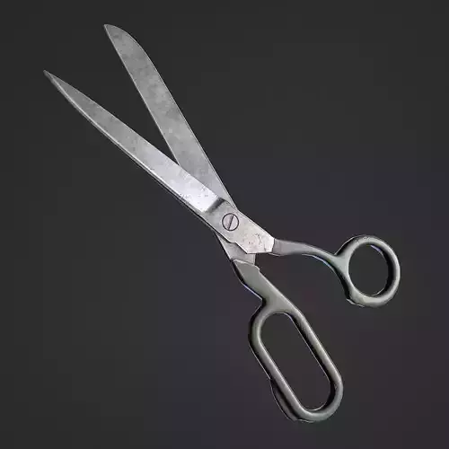 Scissors pair of Low-poly 3D model