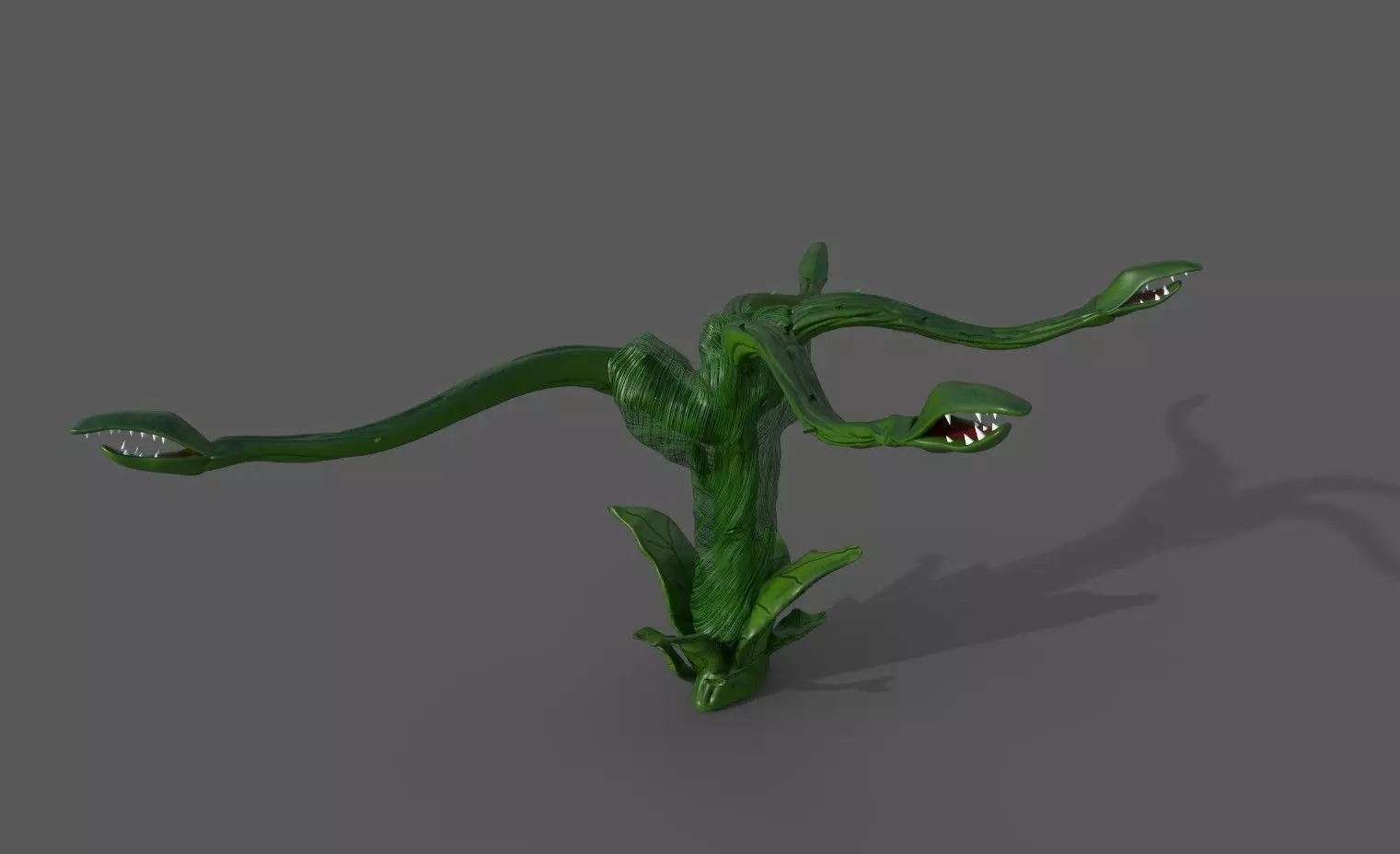 Hungry Plant 3D model_0