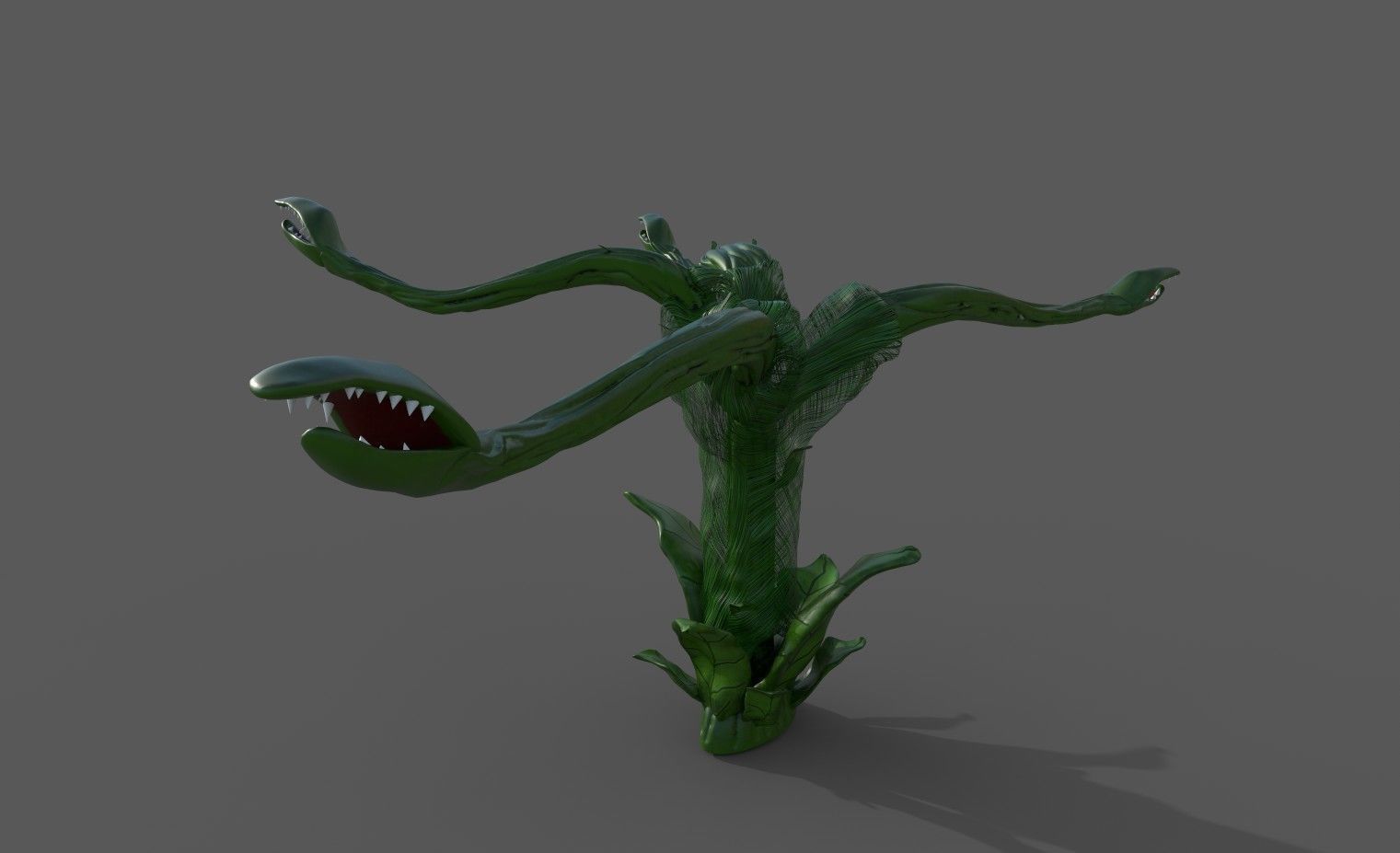 Hungry Plant 3D model_4