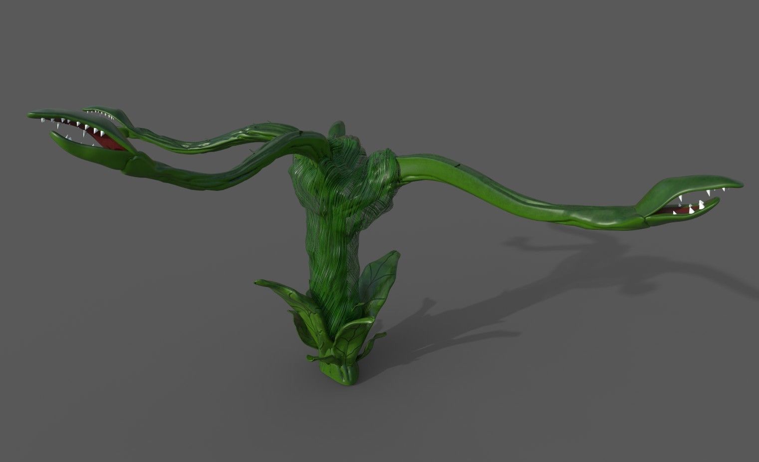 Hungry Plant 3D model_7