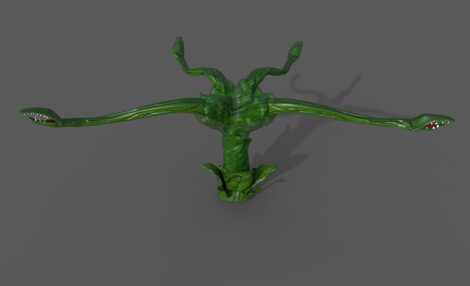Hungry Plant 3D model_5