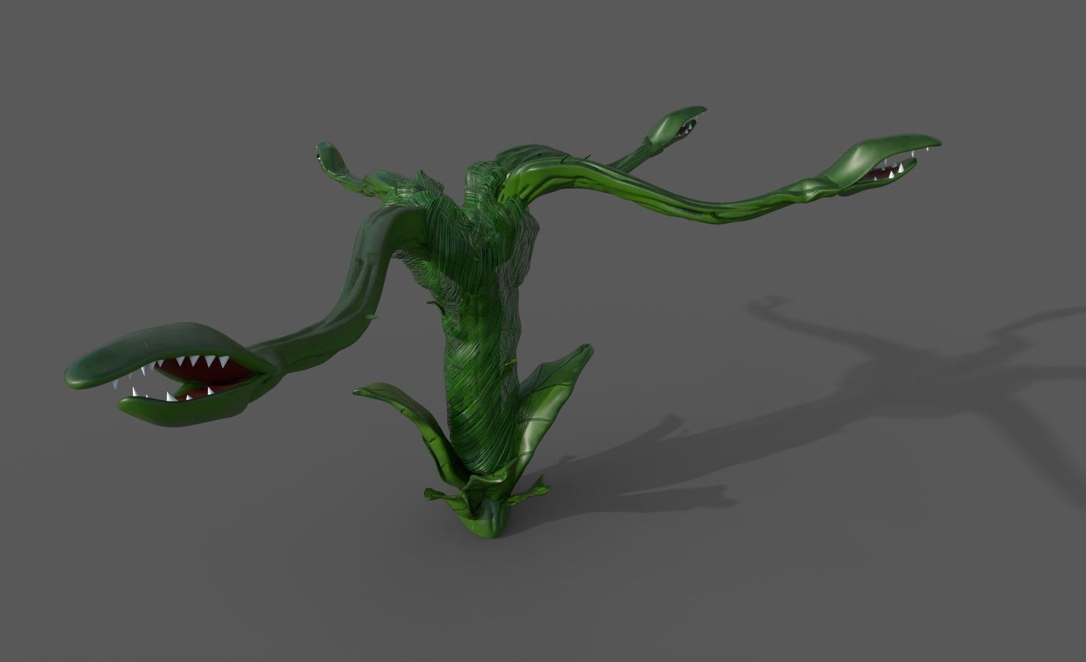 Hungry Plant 3D model_6