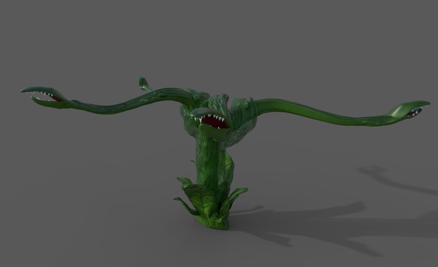 Hungry Plant 3D model_1