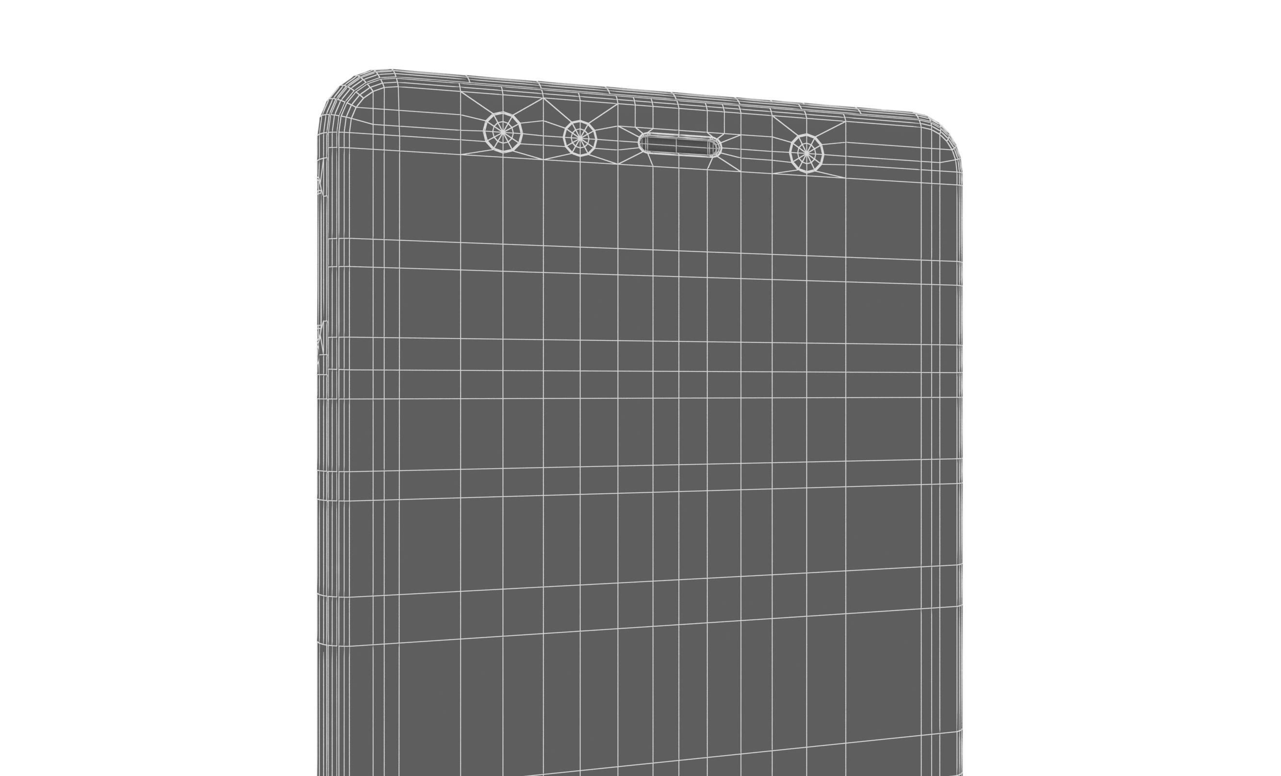 Samsung Galaxy A7 2018 Black 3D model_12