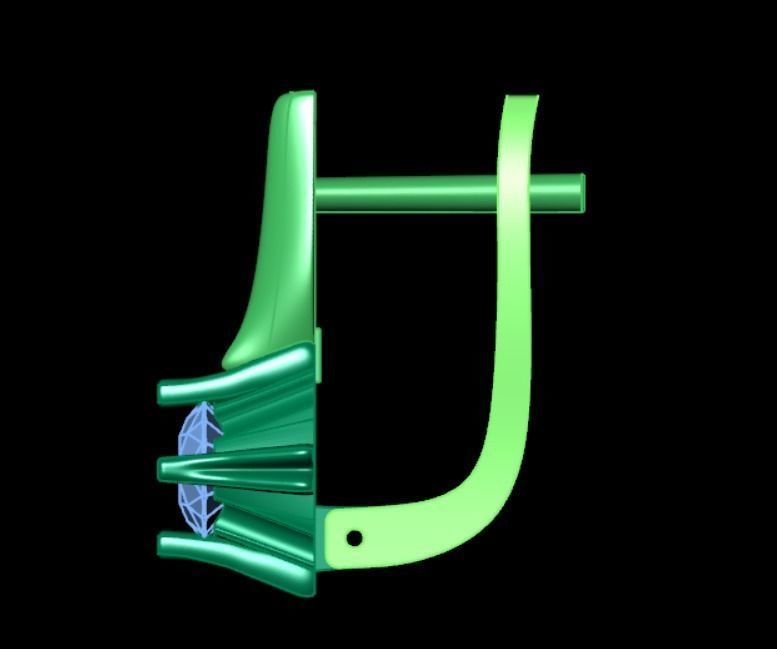 Earrings bi 2  3D print model_11