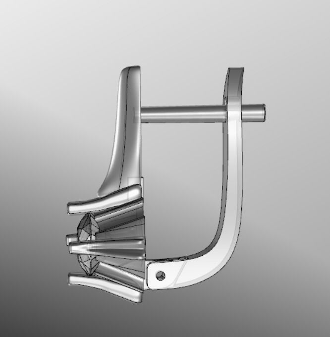 Earrings bi 2  3D print model_19