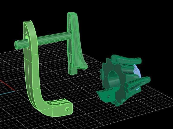 Earrings bi 2  3D print model_7