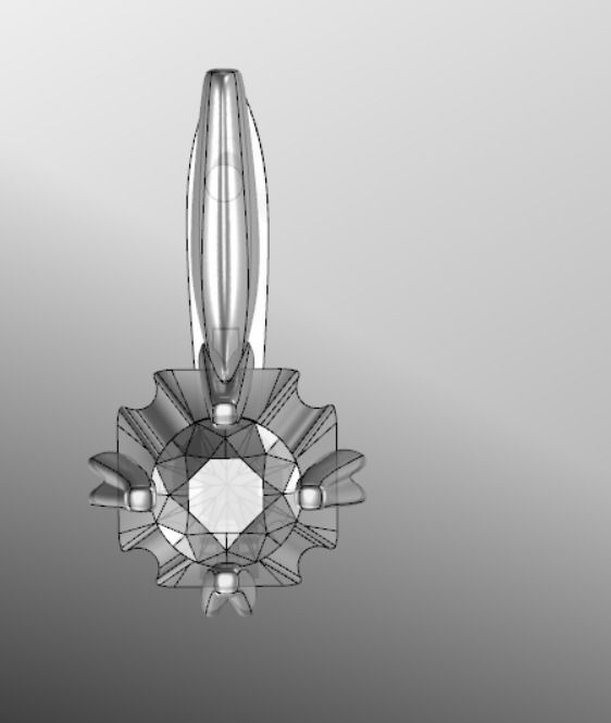 Earrings bi 2  3D print model_17