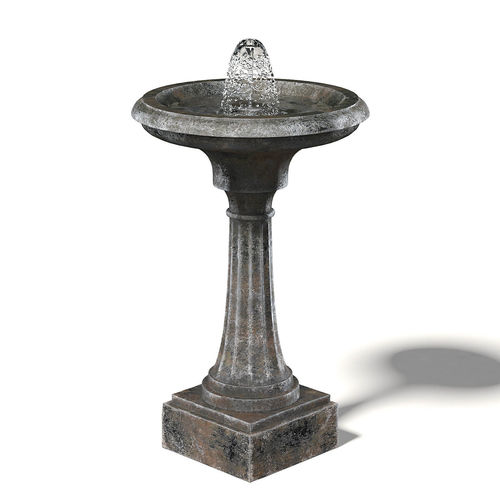 Old Metal Fountain 3D Model 3D model