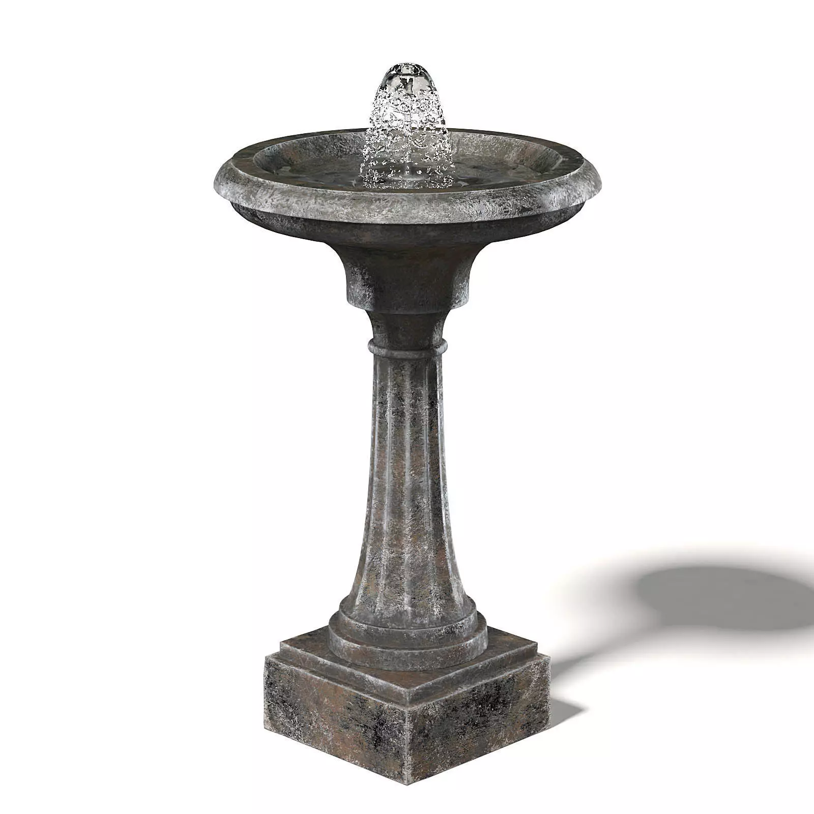 Old Metal Fountain 3D Model 3D model_0