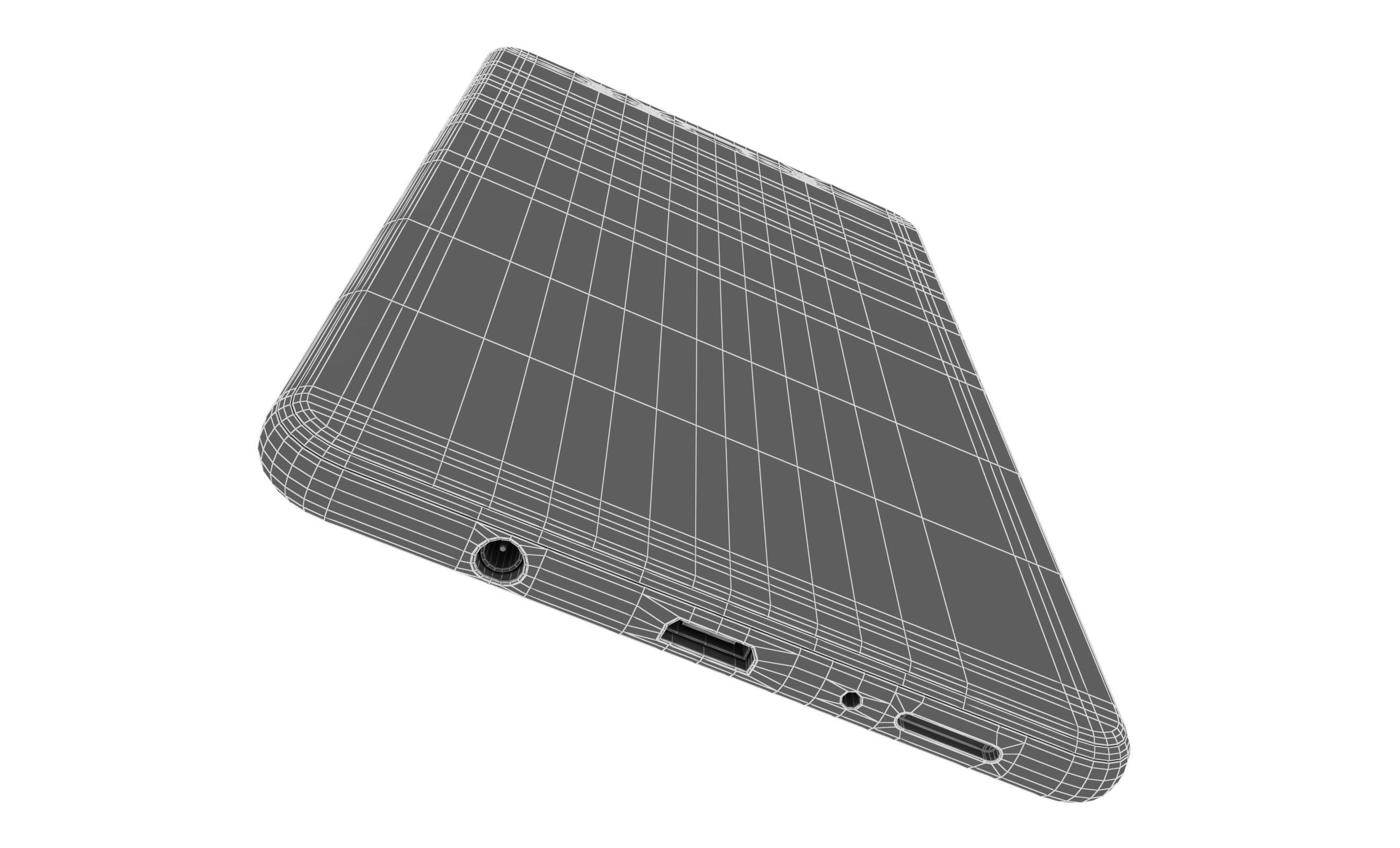 Samsung Galaxy A7 2018 Blue 3D model_13