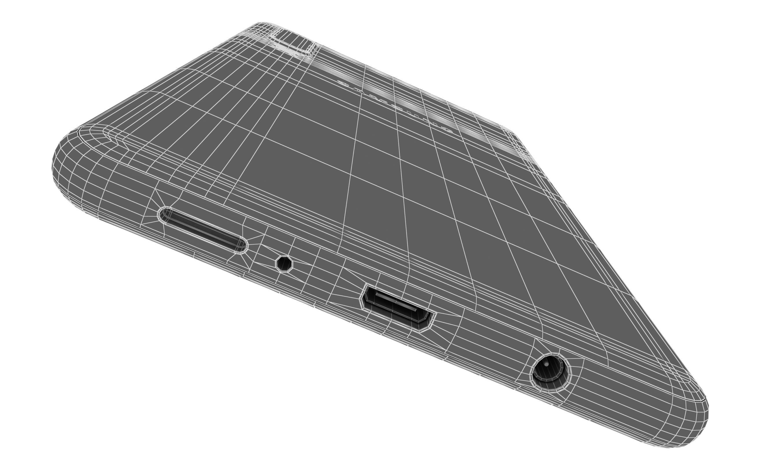 Samsung Galaxy A7 2018 Gold 3D model_15