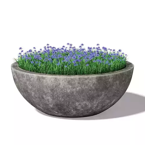 Concrete Planter 3D Model