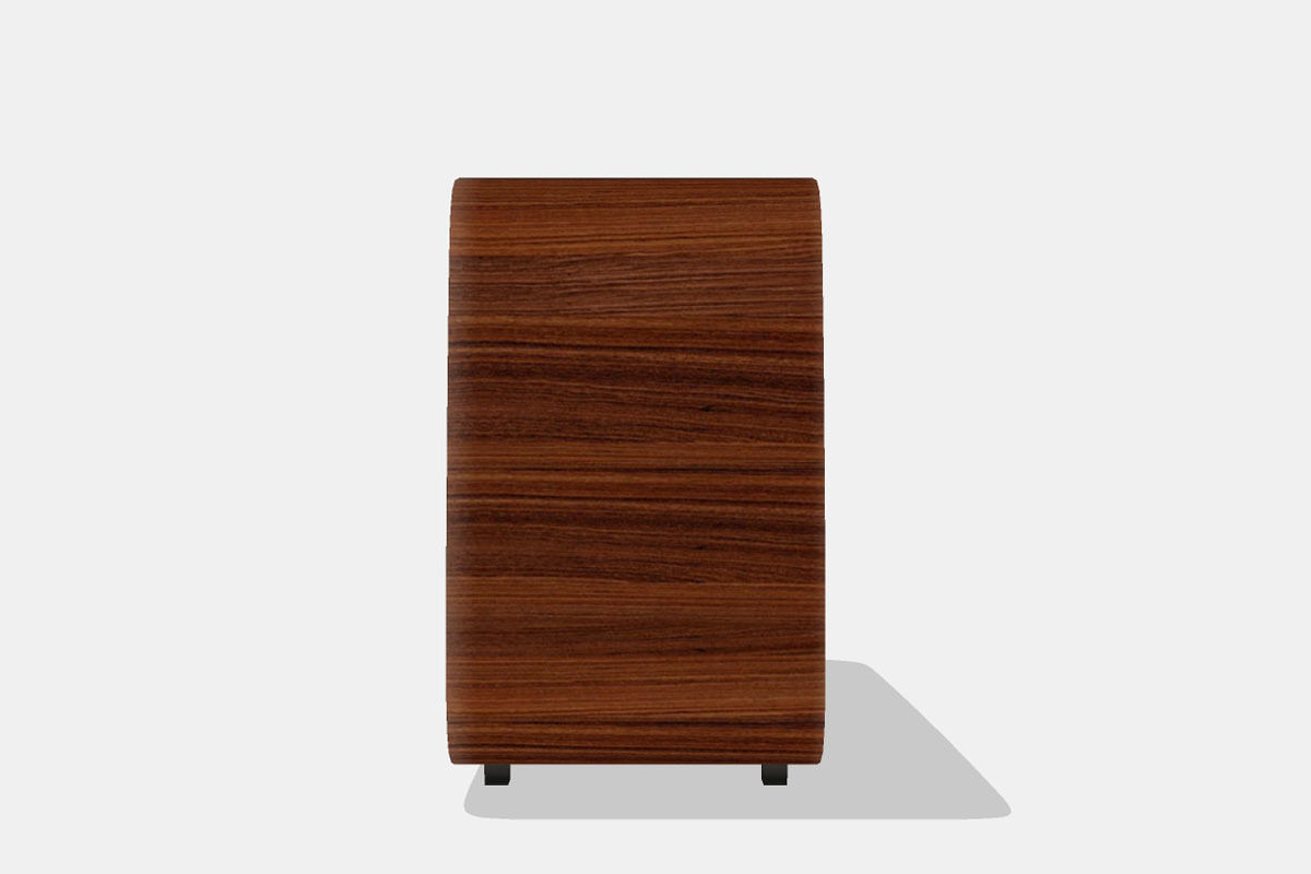 Vintage radio with wooden case Low-poly 3D model_4