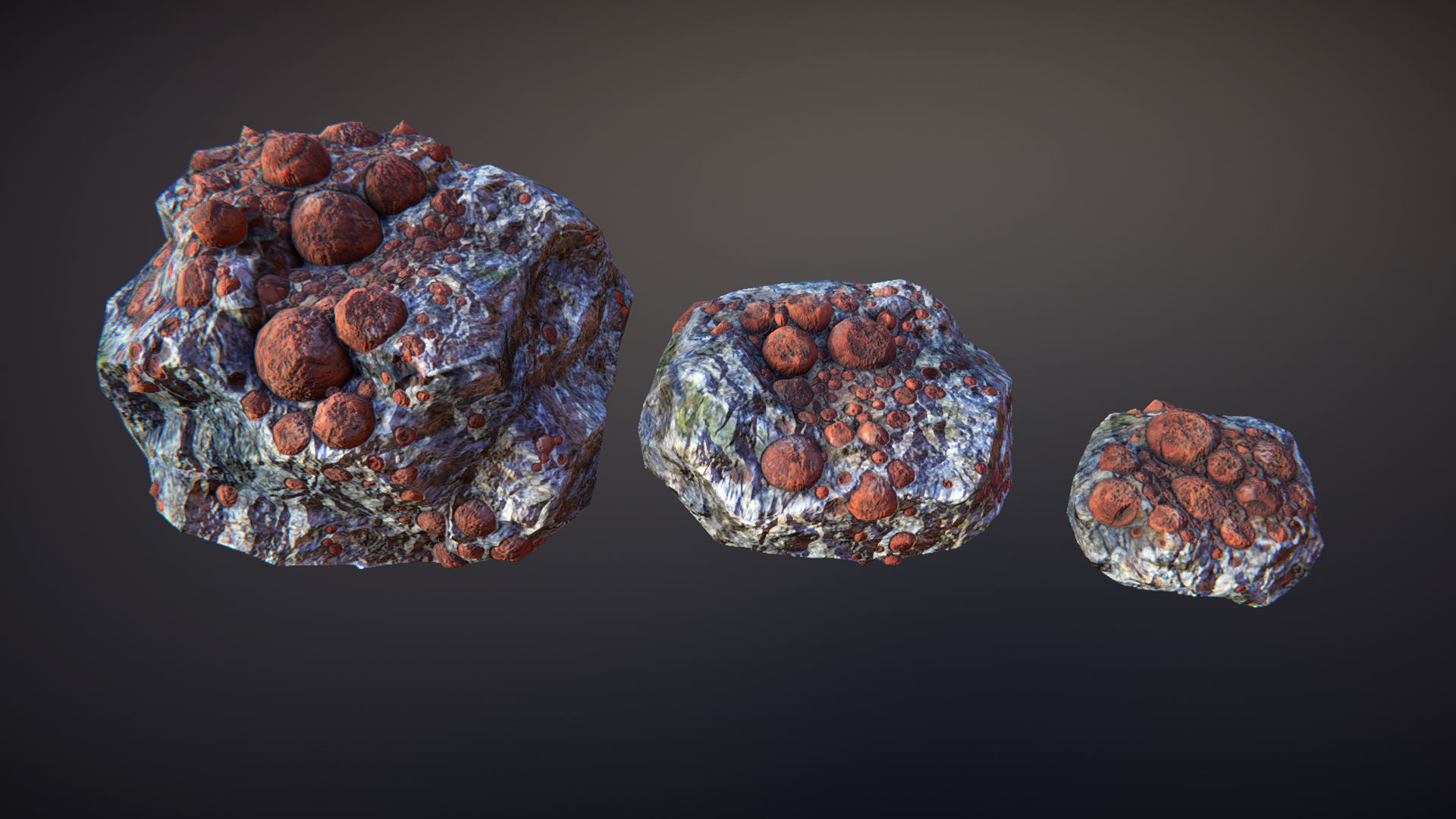 Minerals Pack 2 Low-poly 3D model_3