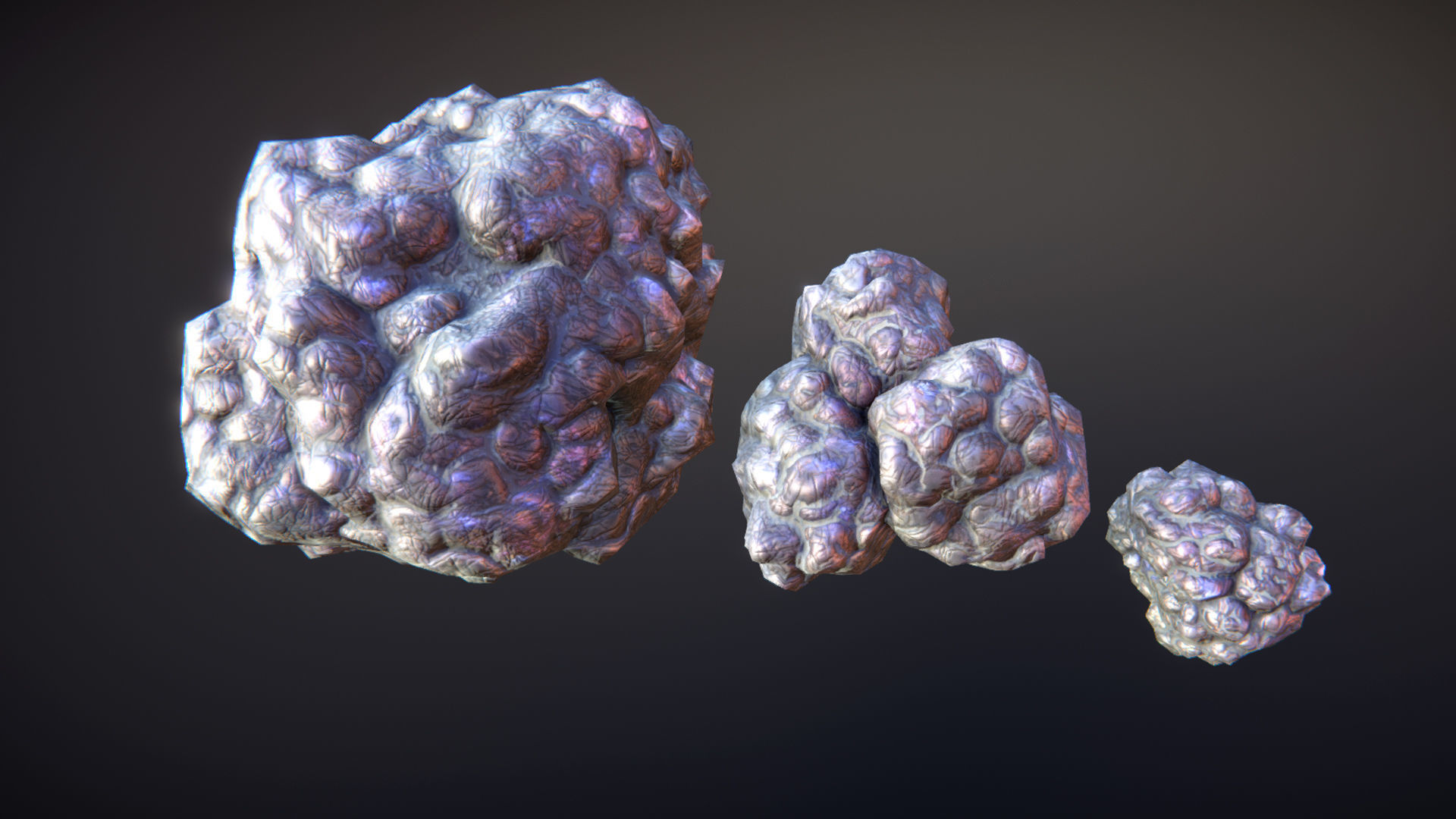 Minerals Pack 2 Low-poly 3D model_8