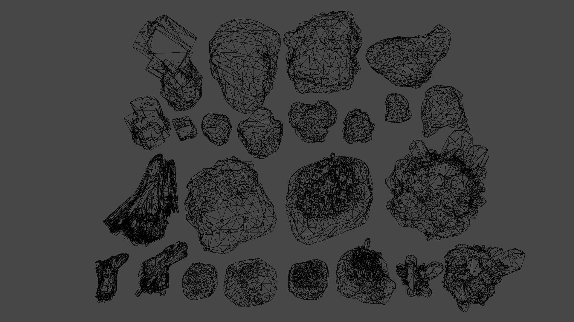 Minerals Pack 2 Low-poly 3D model_9