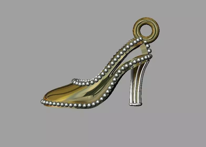 Shoe Charm  3D print model_0