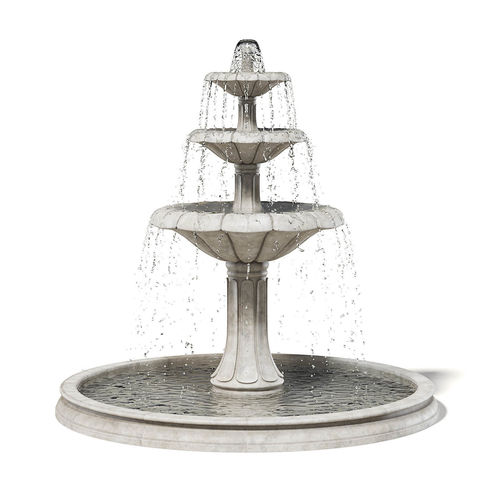 Large Fountain 3D Model 3D model