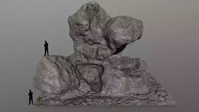 rocks rock formation with two people
