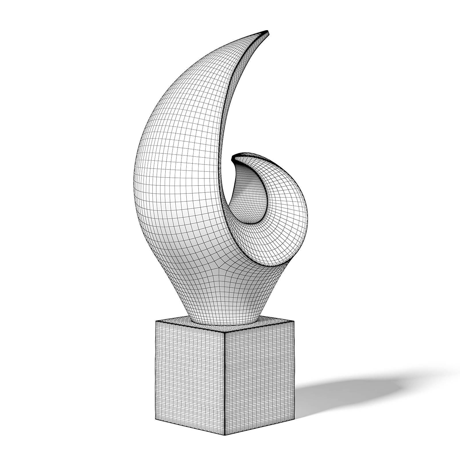 Concrete Sculpture 3D Model 3D model_5