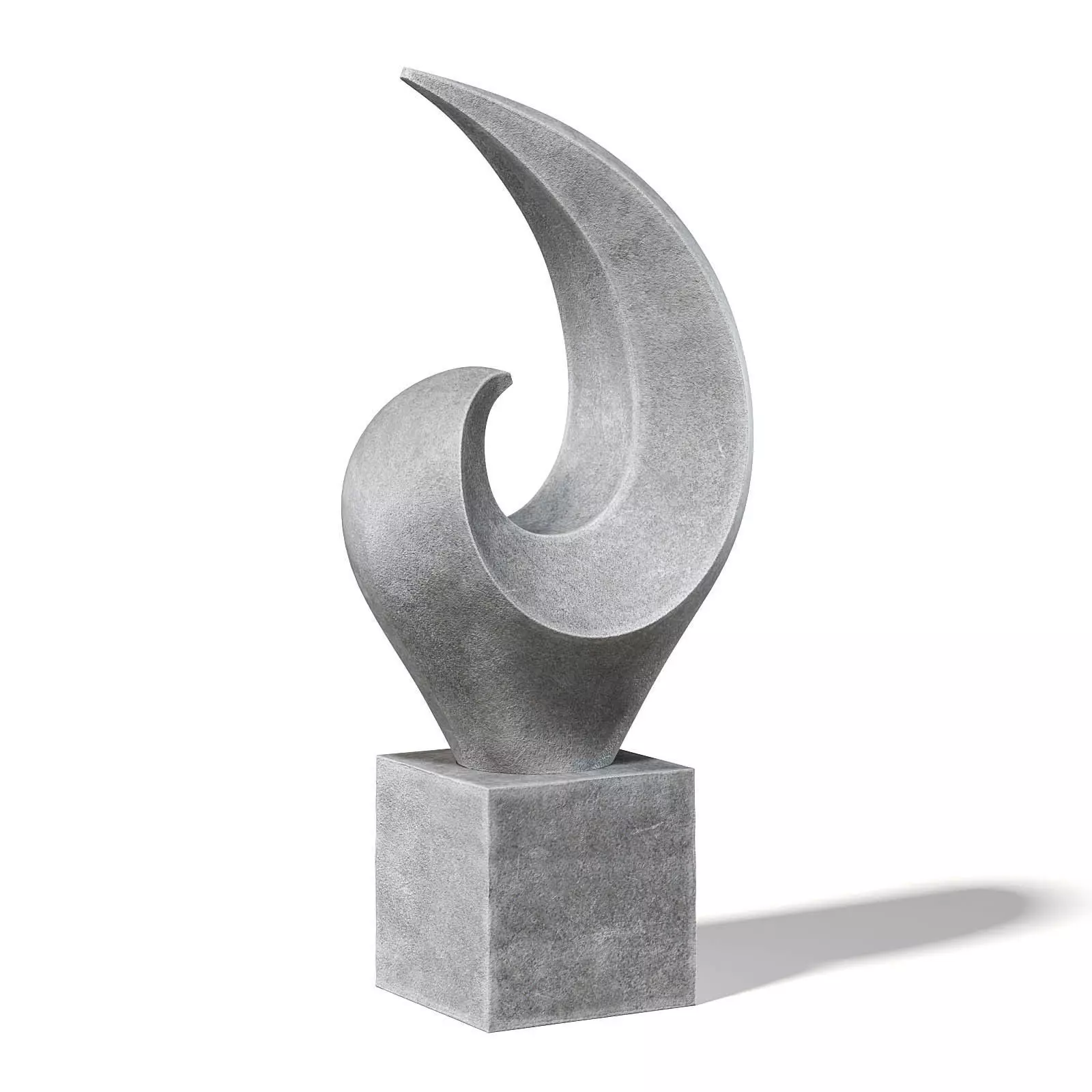 Concrete Sculpture 3D Model 3D model_0
