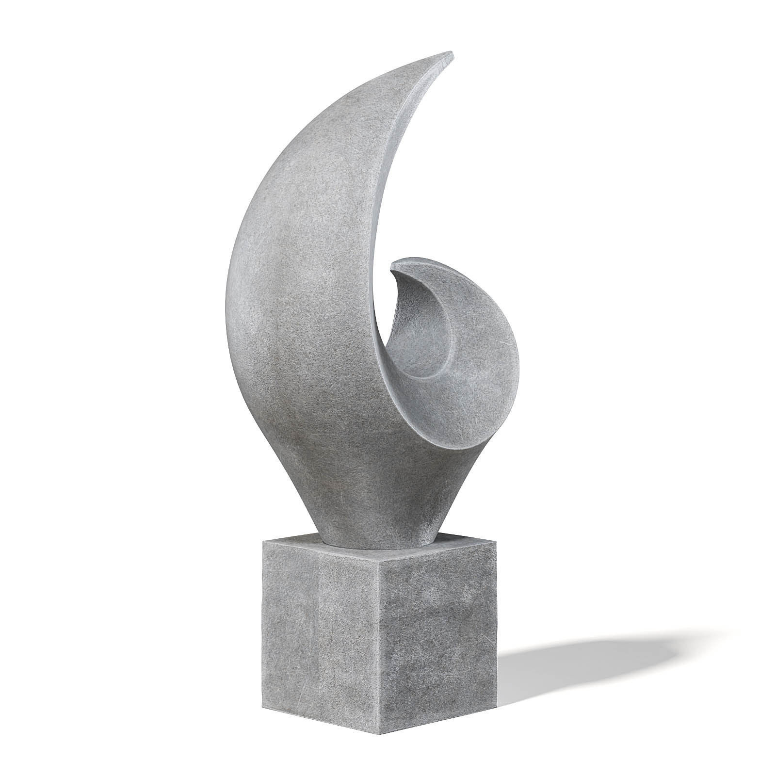 Concrete Sculpture 3D Model 3D model_4