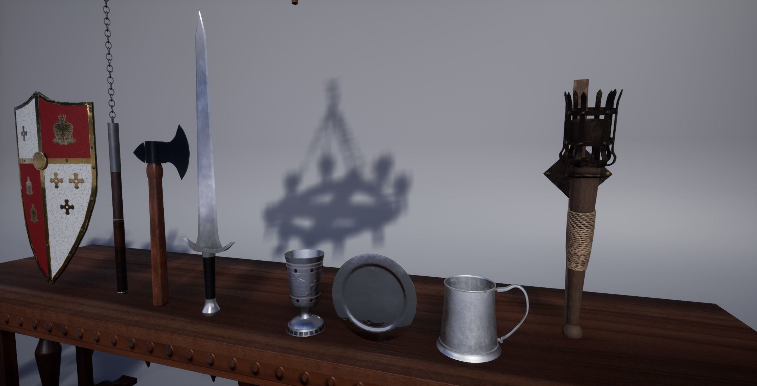 Medieval Props Pack Low-poly 3D model_5