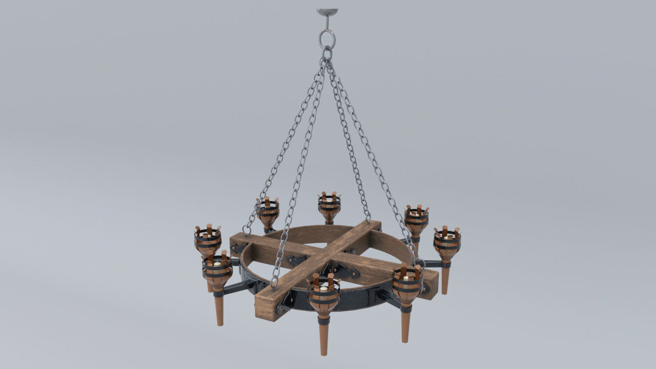 Medieval Props Pack Low-poly 3D model_12