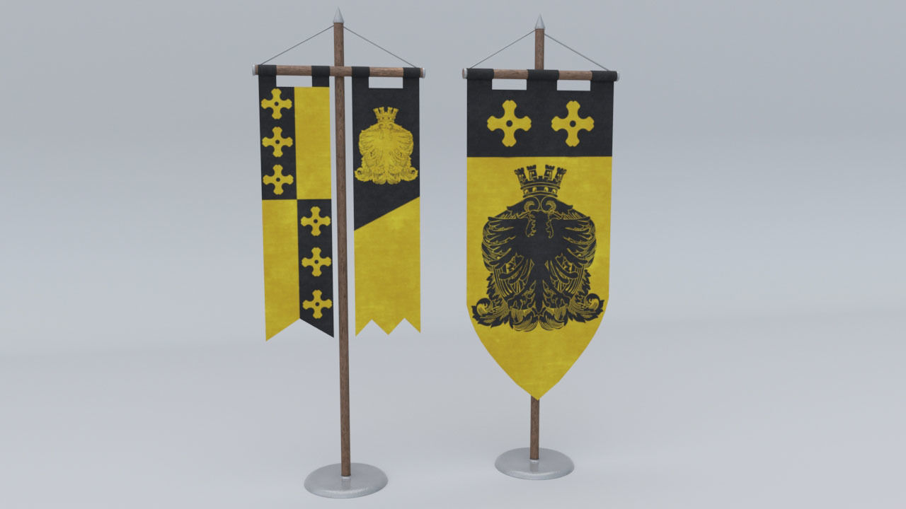 Medieval Props Pack Low-poly 3D model_8