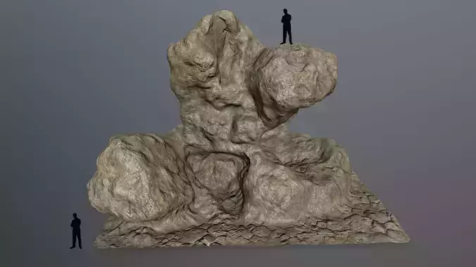 rocks rock formation with two people