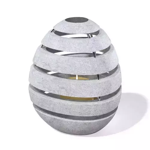 Rock Shaped Lantern 3D Model