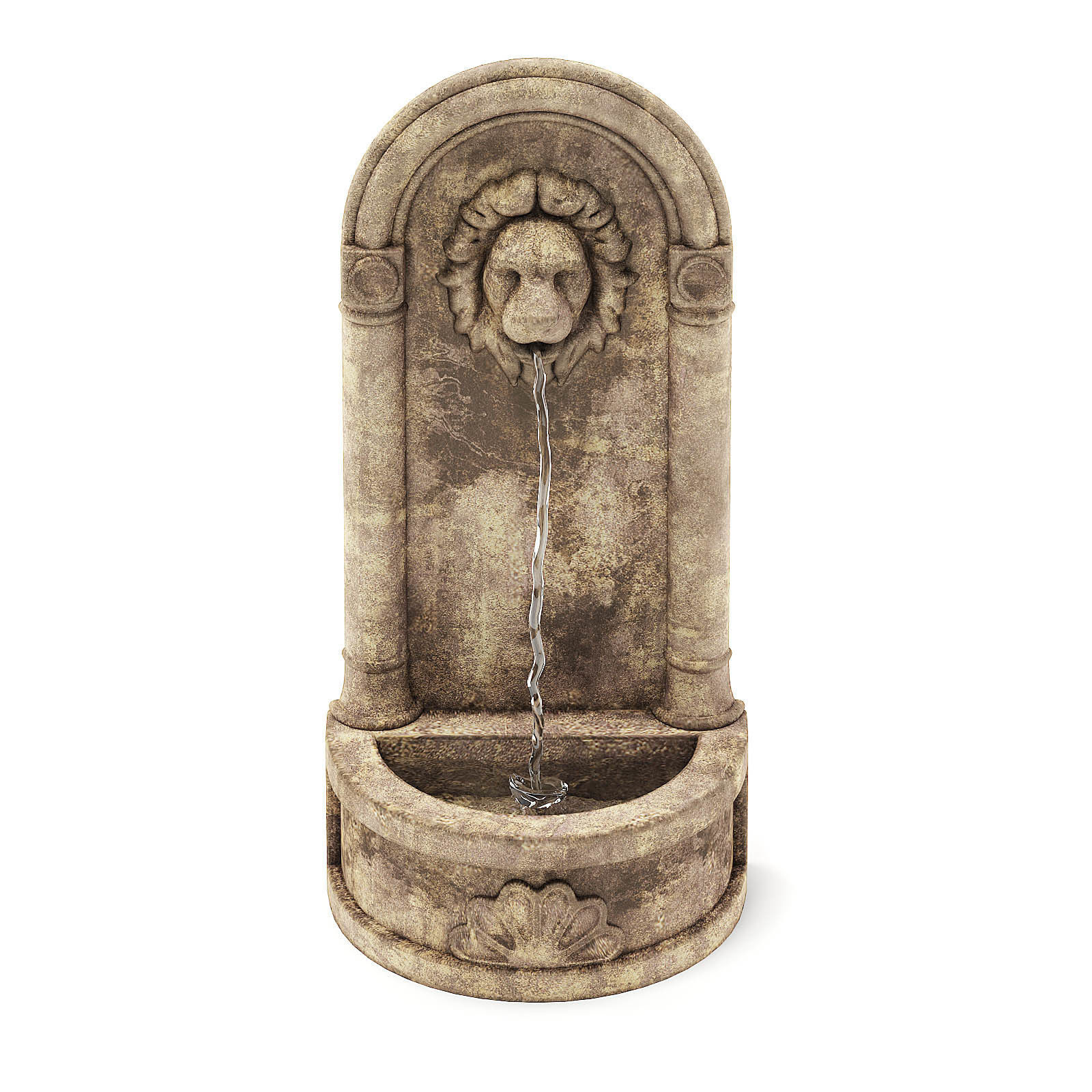 Wall Fountain 3D Model 3D model_4