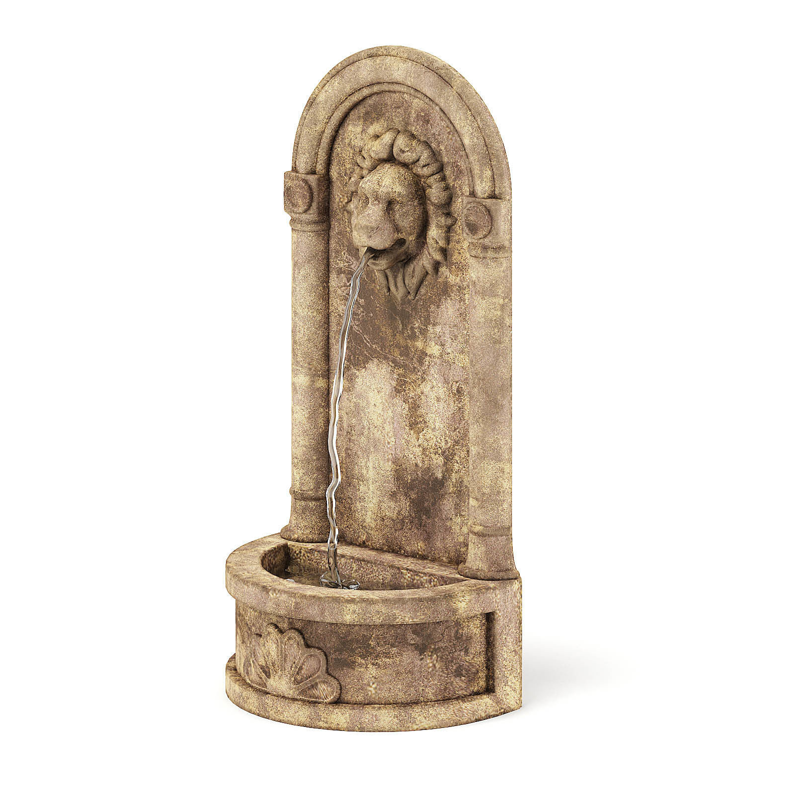 Wall Fountain 3D Model 3D model_2