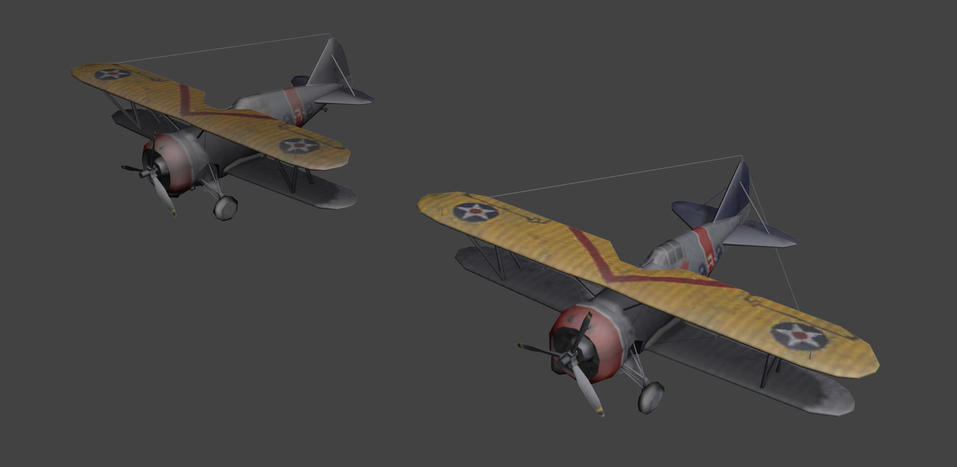 Battleship Set Vol01 LowPoly GameModel Low-poly 3D model_2