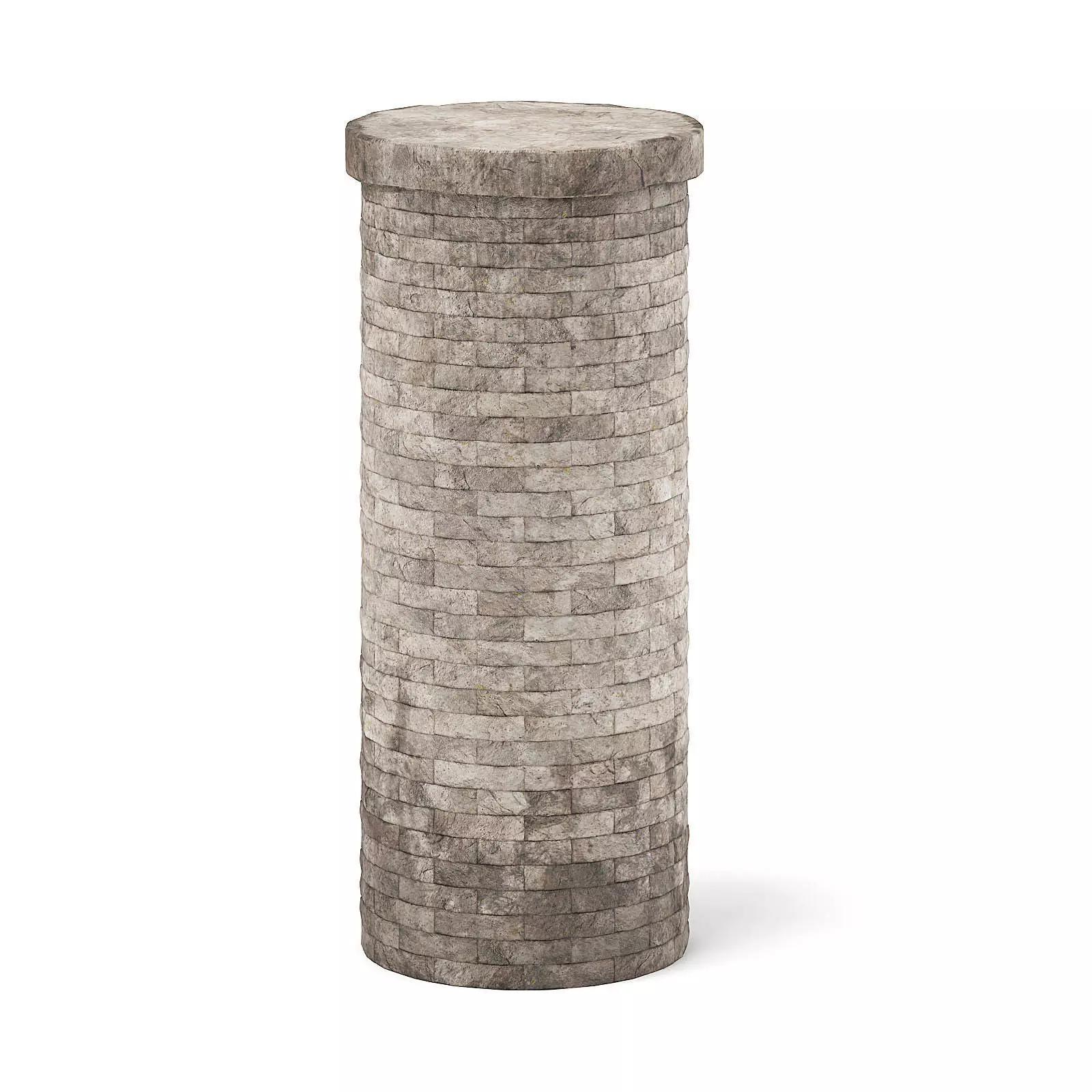 Brick Pillar 3D Model 3D model
