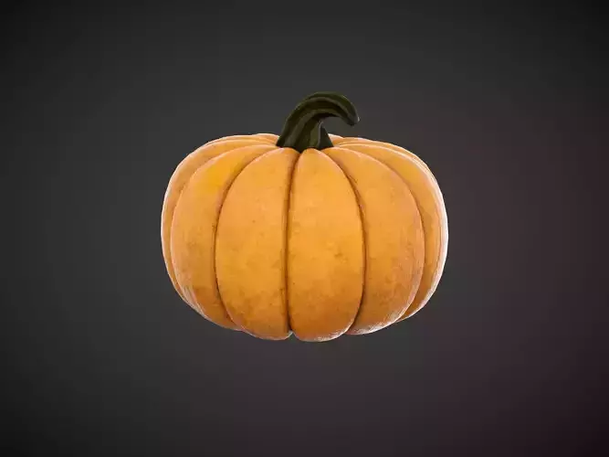 3D Pumpkin Low-poly 3D model
