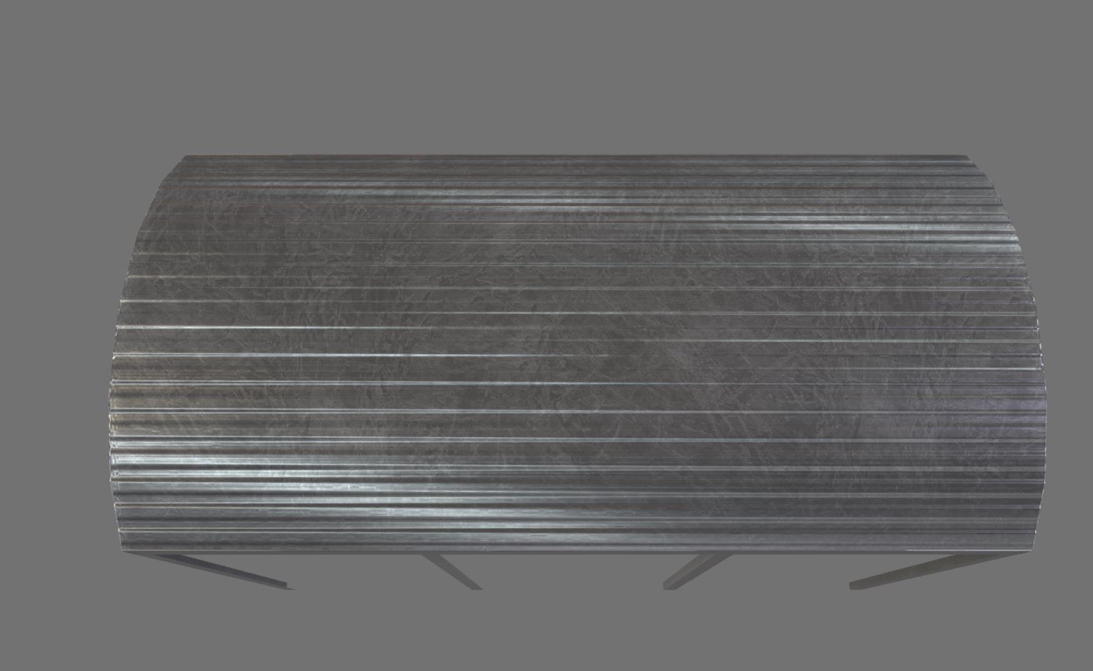 Stainless Roof Low-poly 3D model_5