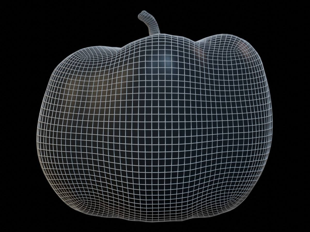 Halloween Pumpkin - Jack-o-lantern 2 3D model_7