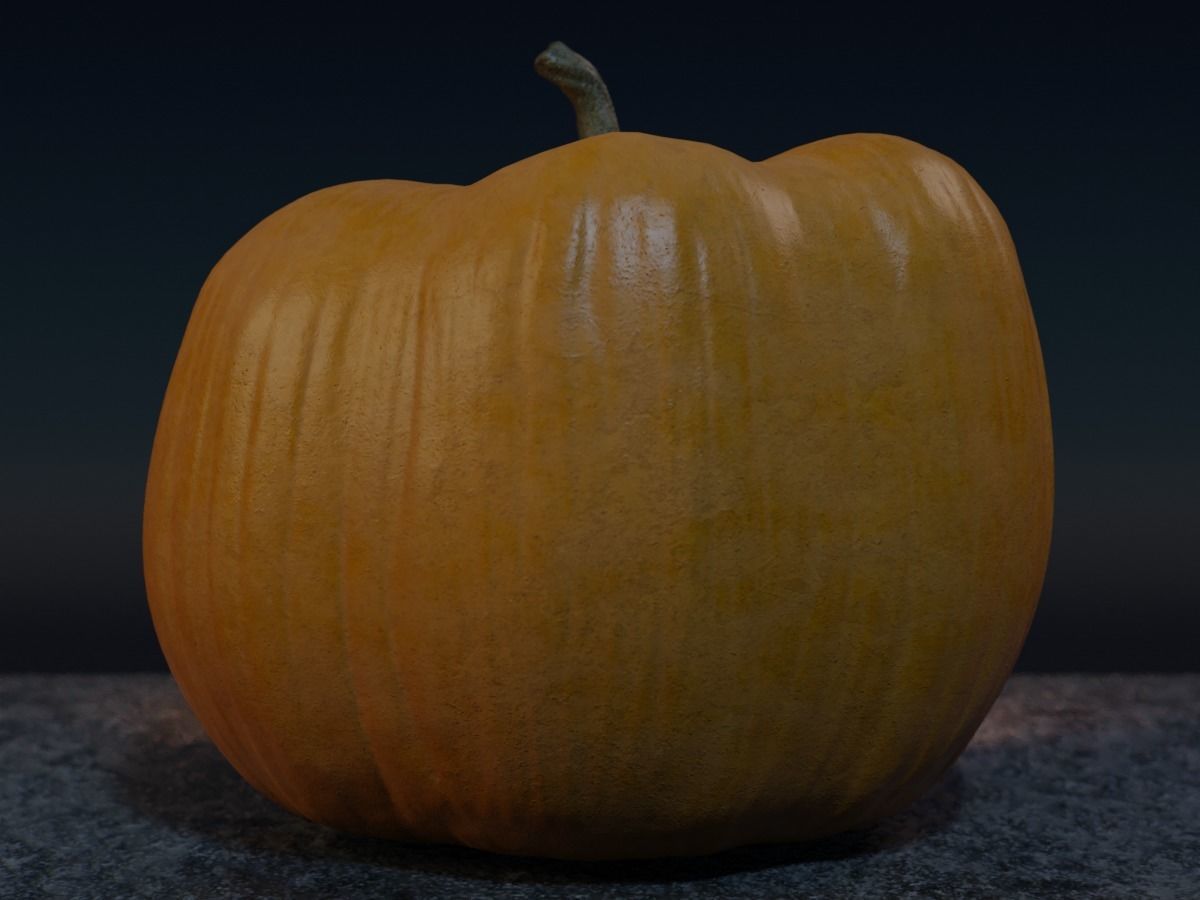 Halloween Pumpkin - Jack-o-lantern 2 3D model_6