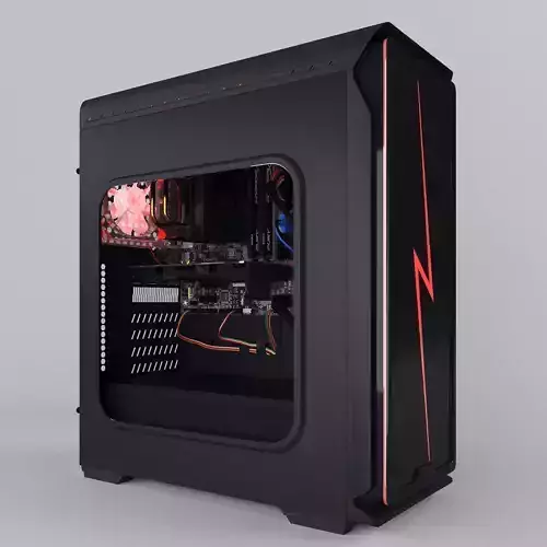 Aerocool Computer Case 3D model