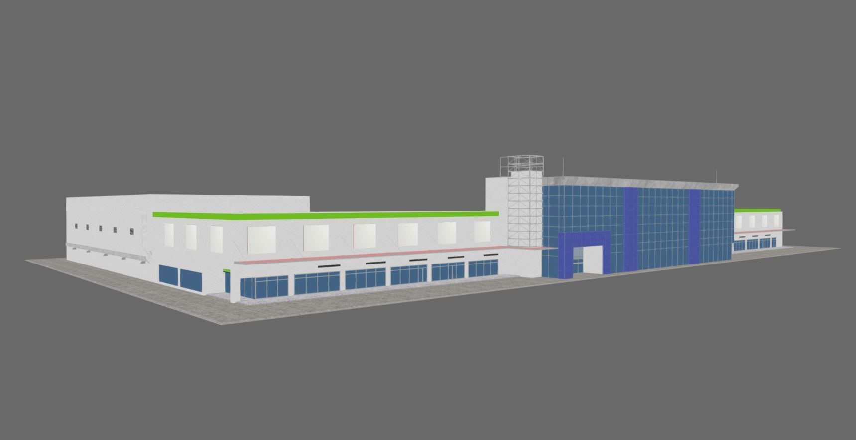 Mall Building 3D model_15