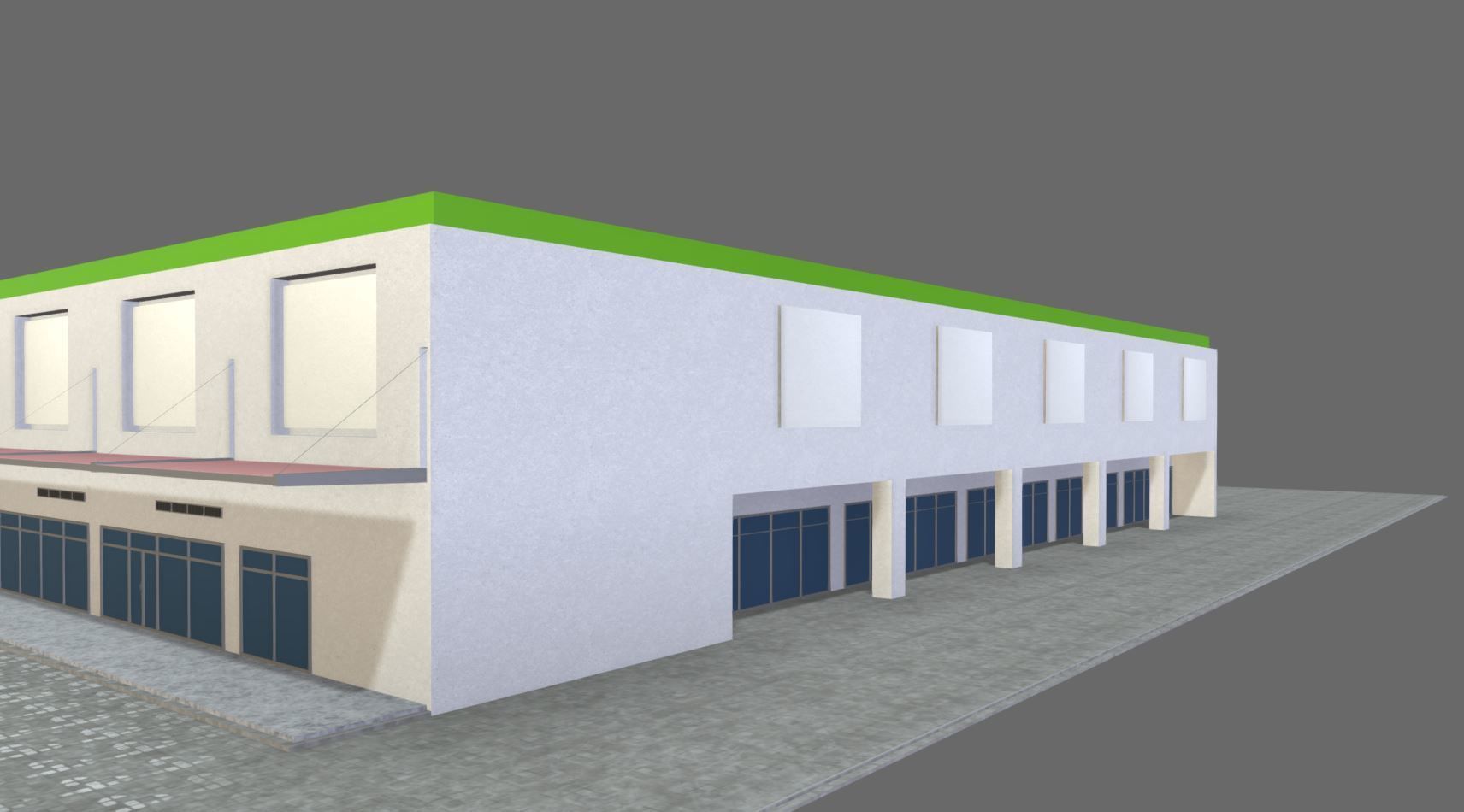 Mall Building 3D model_9