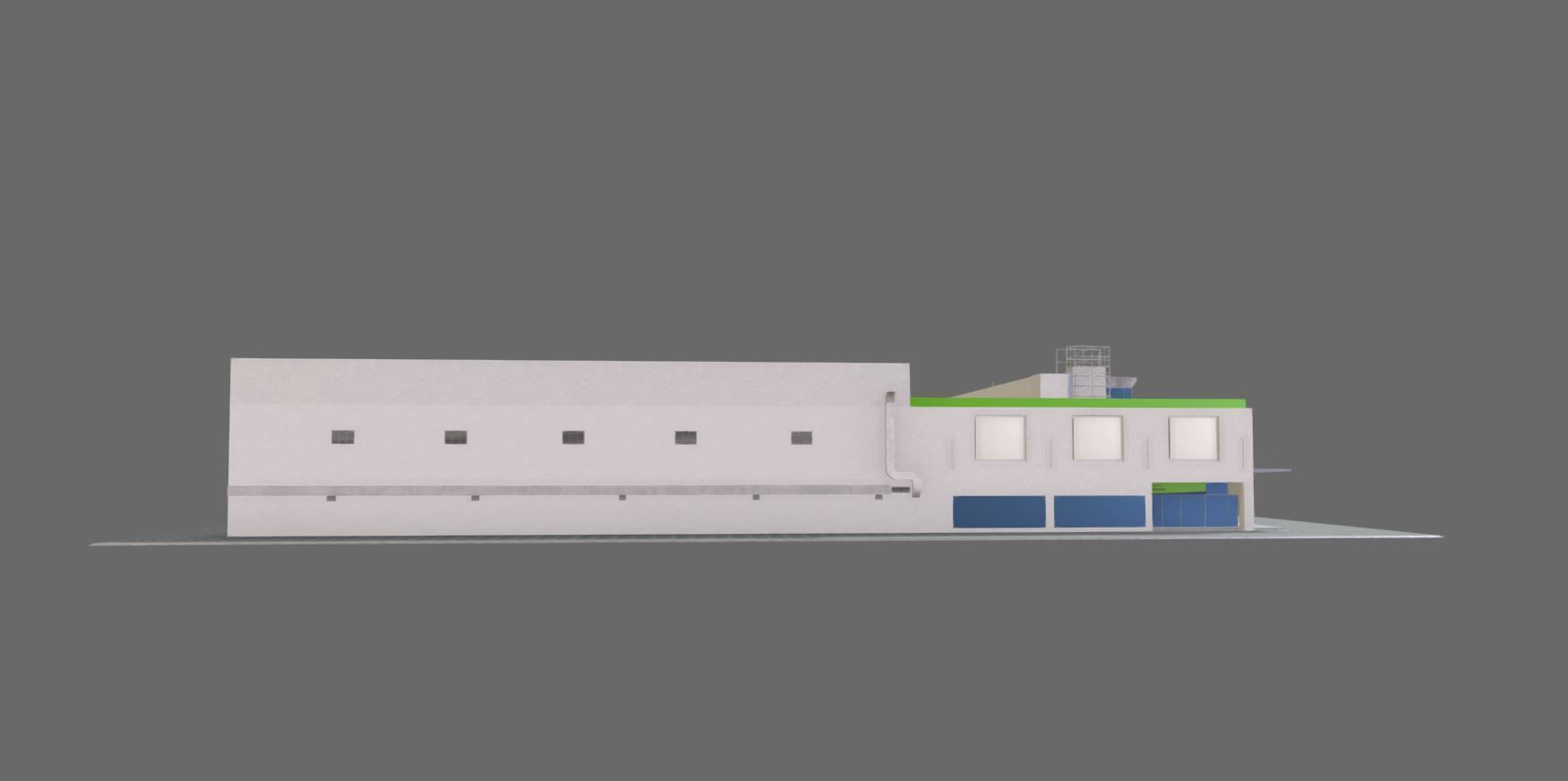 Mall Building 3D model_4