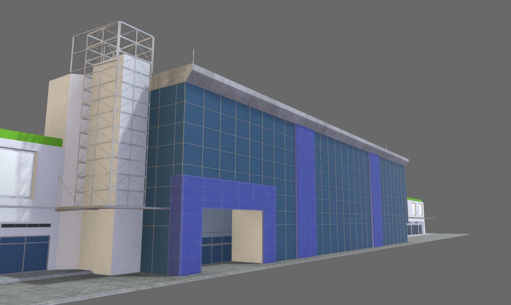Mall Building 3D model_5