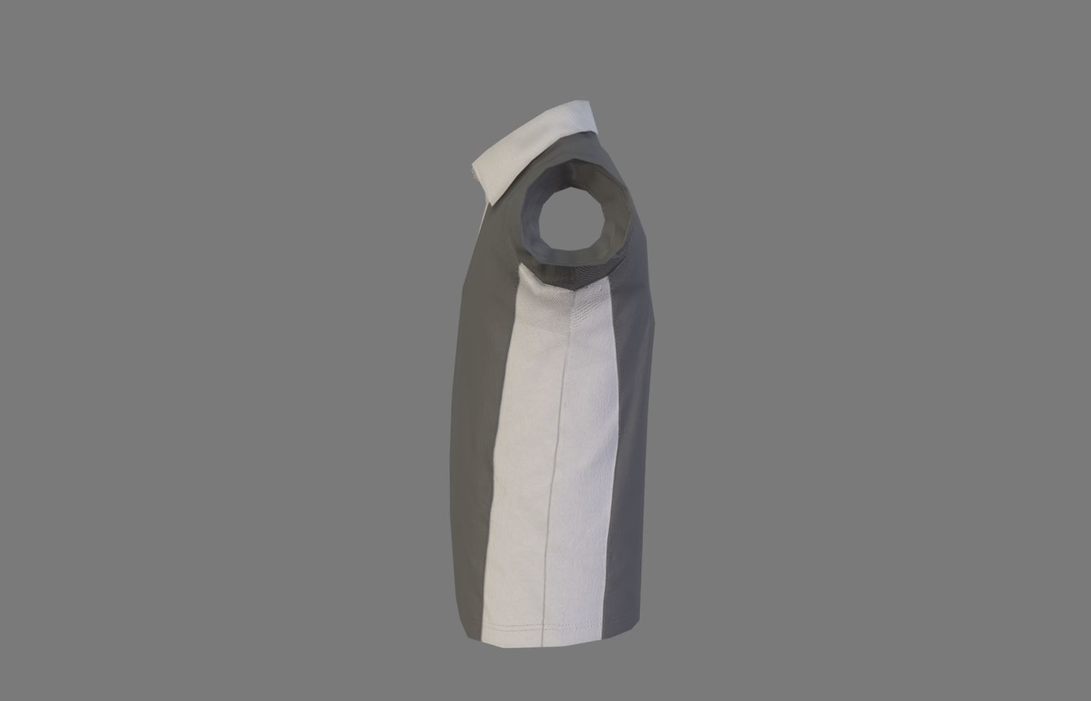 Polo Shirt Low-poly 3D model_2